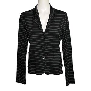 Majestic Filatures Soft Touch 3-Button Blazer Size 2 Small NWT MSRP $270 Black